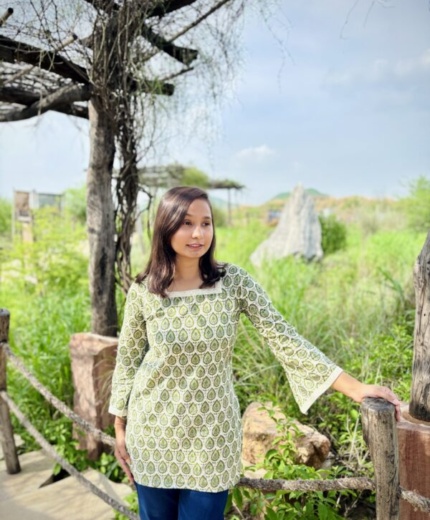 Heer bell sleeve kurti by liora