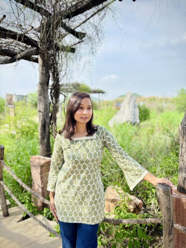 Heer bell sleeve kurti by liora