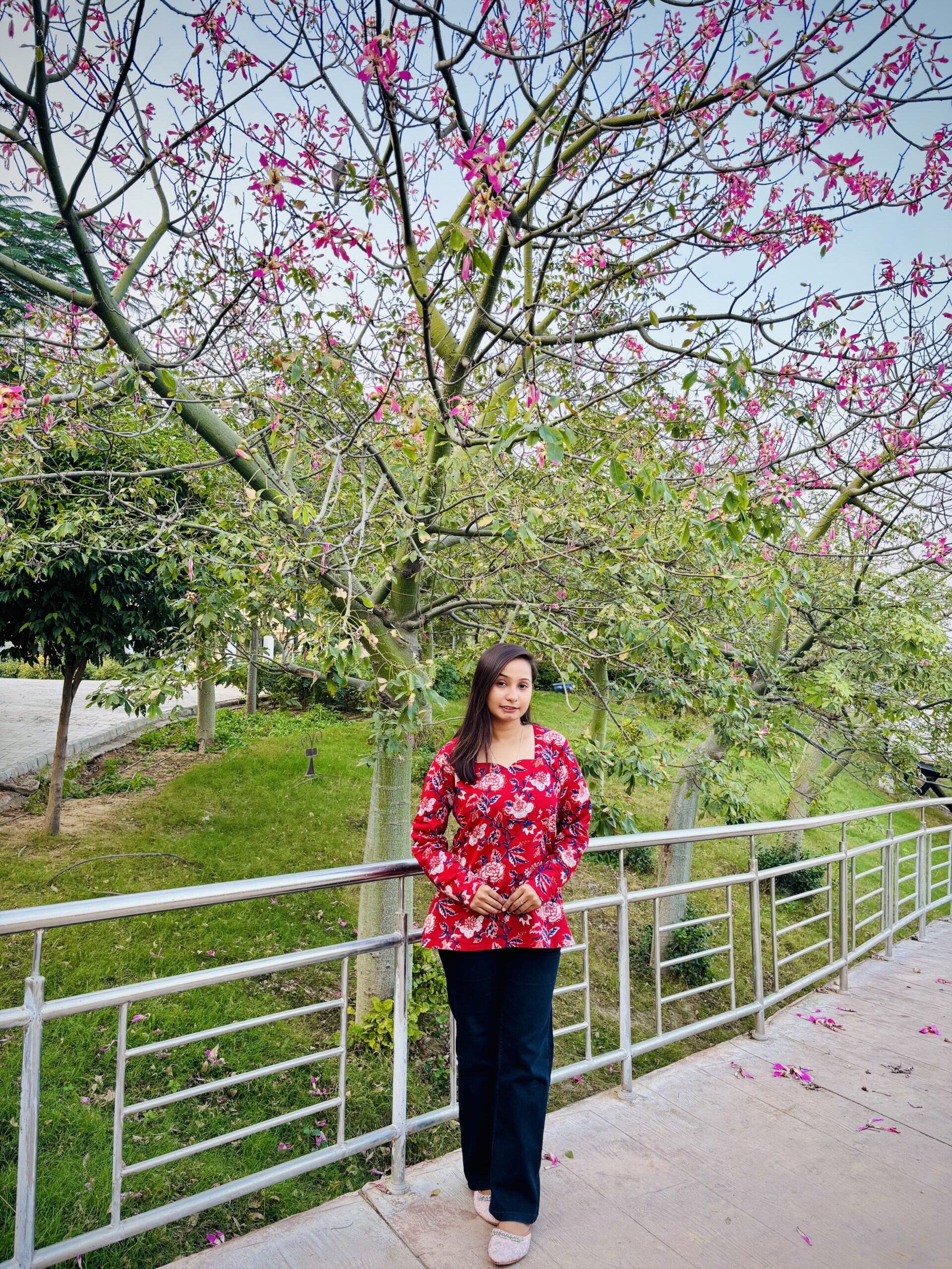 Full Sleeve Floral Kurti - Image 4