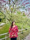 Full Sleeve Floral Kurti