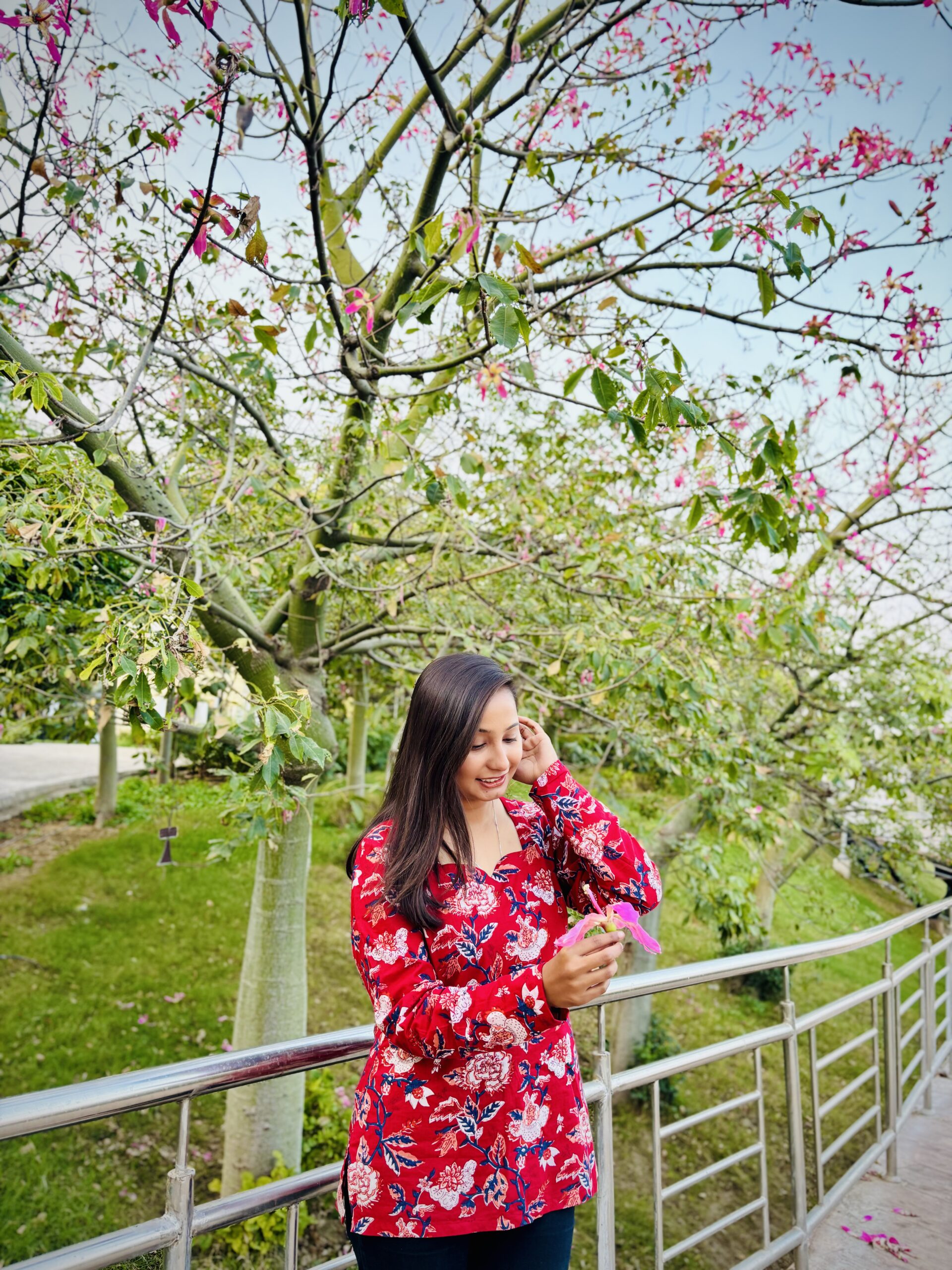 Full Sleeve Floral Kurti - Image 5