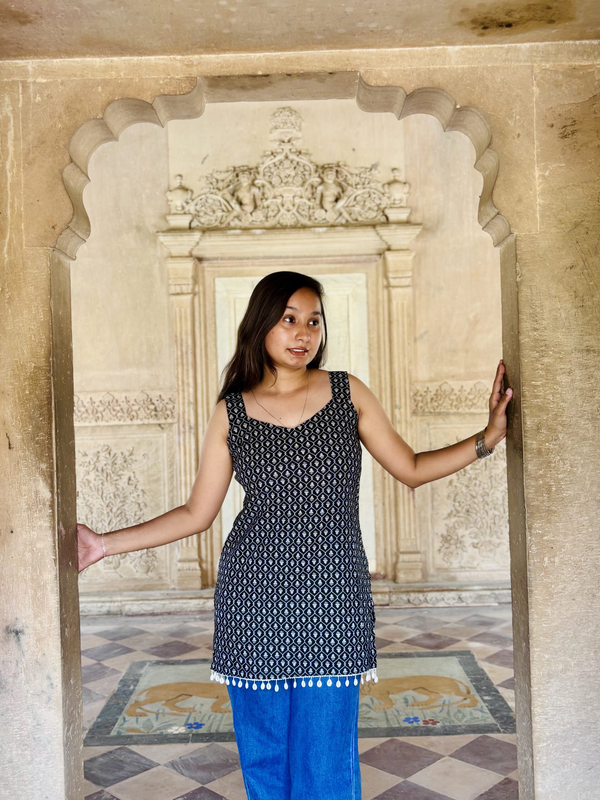Kali - Block Print Kurti by Liora - Image 2