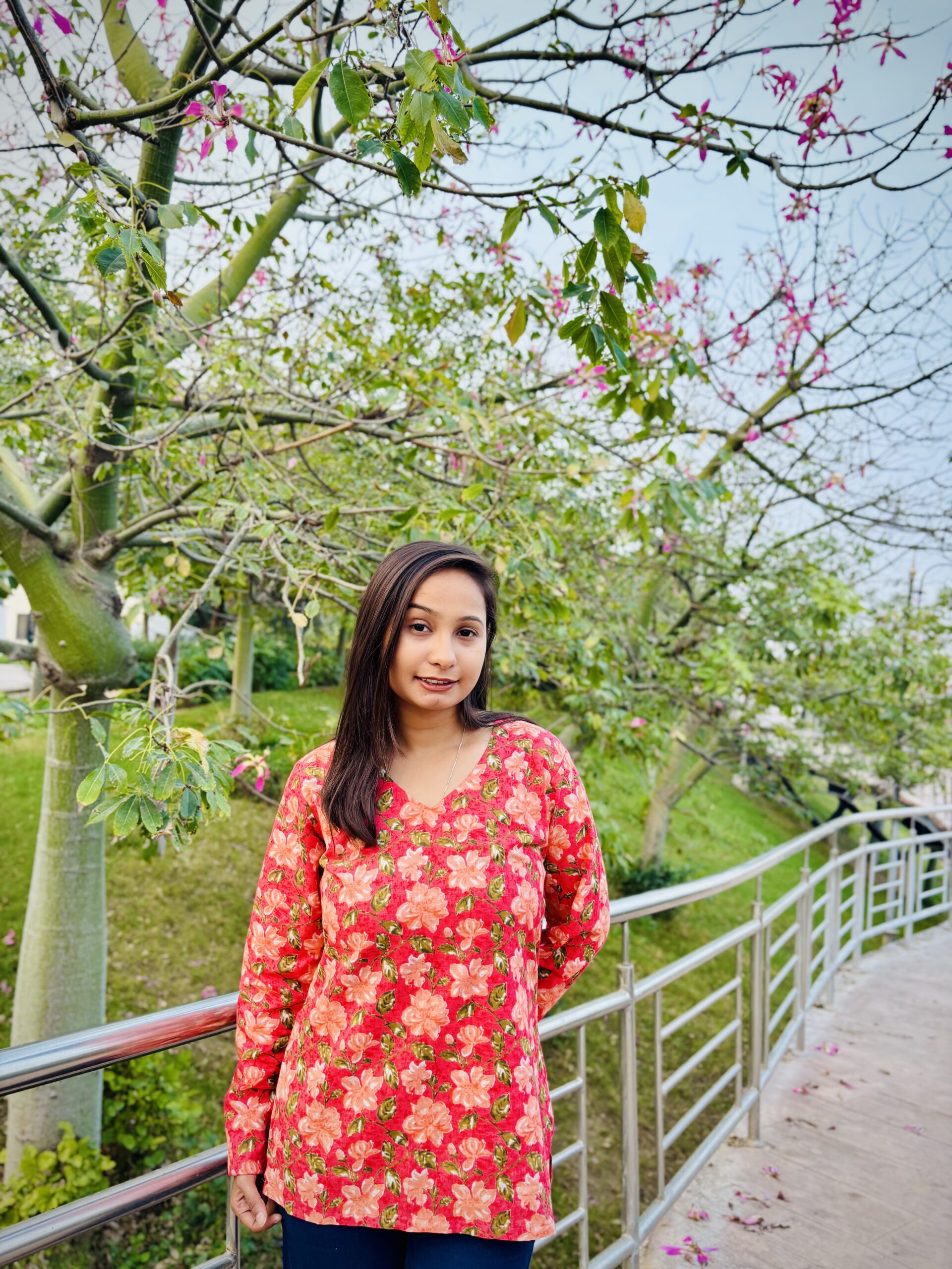 Mehak - Full Sleeve Floral Kurti - Image 3